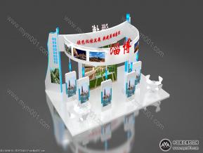 淄博旅游展览模型