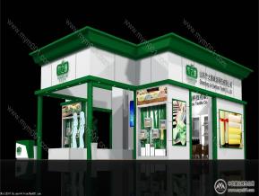 竹之锦家纺展览模型图片