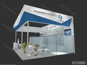 泰普森机床展台模型图片