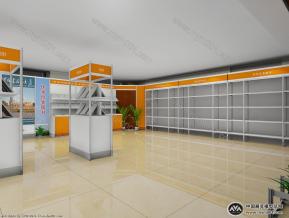 图书展厅3D模型
