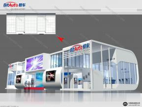 易车展台模型