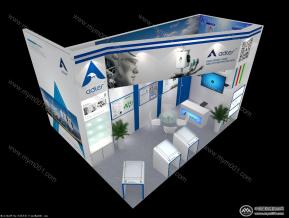 adler展览展台设计3D模型