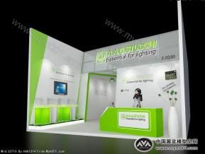 AAG展览模型效果图