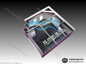 安莉芳服装展台模型图片
