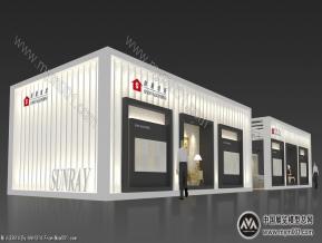 新丽墙纸展览模型图片