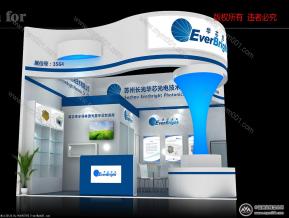 华芯光电展览模型图片