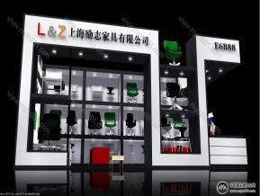 励志家具展览模型图片