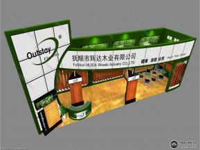 辉达木业展览模型图片