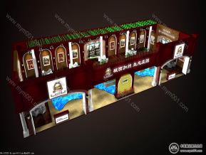 加州庄园展览模型图片