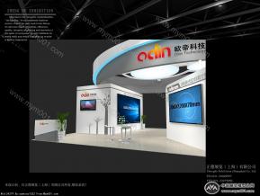 欧帝科技展台3D模型图片