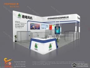 德粤通风展览模型