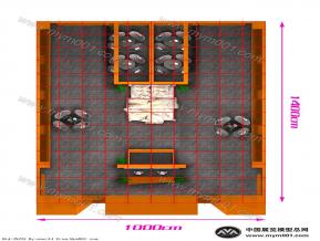 农富纺织展览模型图片