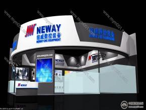 纽威数控展览模型图片