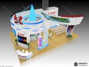 南沙展览模型图片