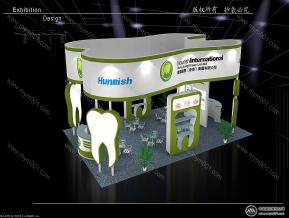 环润展览模型效果图