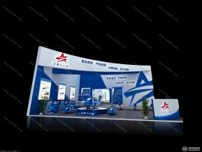 总参六十所展台模型图片