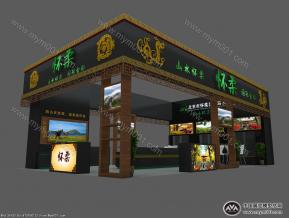 怀柔旅游展台模型