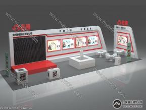 金融展厅模型图片