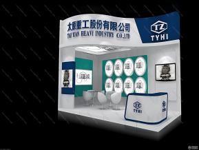成都车轮展台模型效果图