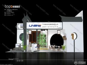 凌玮展览模型图片