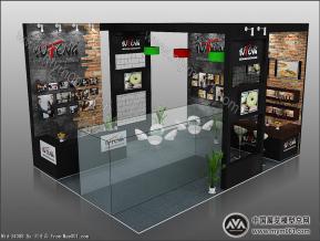 煜丰机械展览模型图片