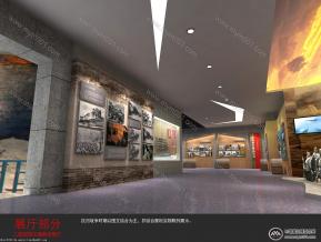 国防交通展厅二层模型图片