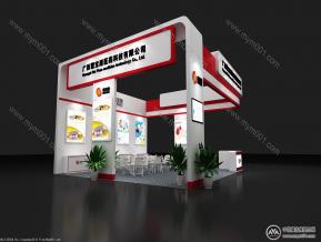 慧宝源展位模型图片