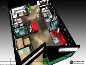 潘多拉家具展览模型图片
