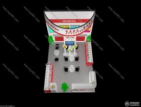 惠发展览模型图片
