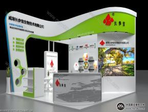 长参宝生物展台模型