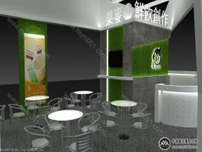 gomax果麦展台模型图片