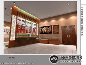 民俗文化二层展厅模型