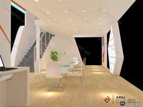 上海木仓电子展览模型图片
