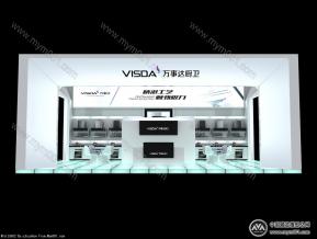 万事达展台3D模型图片