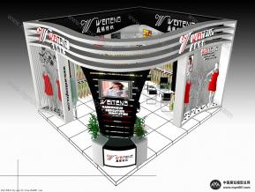 巍腾纺织展览模型图片