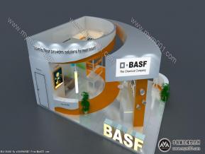 BASF展台模型