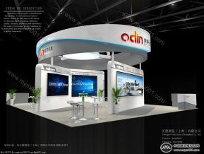 欧帝科技展台3D模型图片