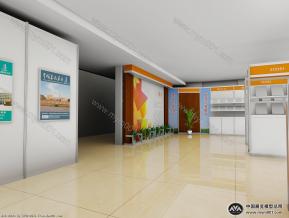 图书展厅3D模型