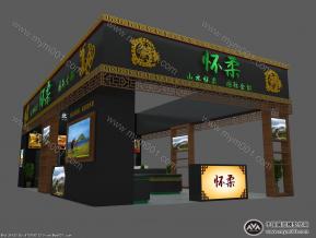 怀柔旅游展台模型