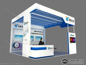 英盛生物展览模型图片