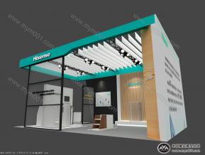 海信智能通讯展台模型图片