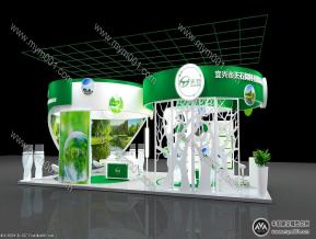 天石饲料展台模型
