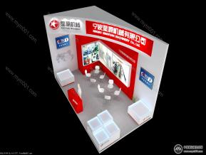 星源机械展台模型图片