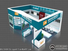 杭州中河展览模型图片