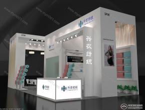 杭州兴农非织造展览模型图片