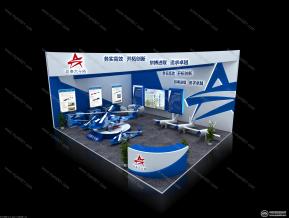 总参六十所展台模型图片