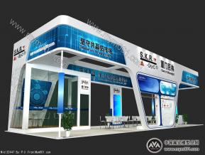 仪器展台模型图片