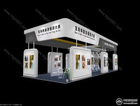 宝鸡展台模型图片