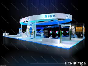 dell数博会展览模型图片