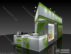 gomax果麦展台模型图片